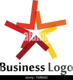 Star logo di successo e simbolo di successo Illustrazione Vettoriale