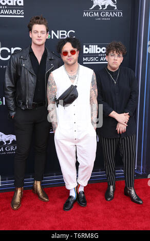 1 maggio 2019 - Las Vegas, NV, Stati Uniti - 01 Maggio 2019 - Las Vegas NV - Lovelytheband. 2019 Billboard Music Awards al MGM Grand Garden Arena, arrivi. Photo credit: mjt/AdMedia (credito Immagine: © Wes Eddy/AdMedia via ZUMA filo) Foto Stock