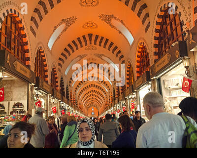 Il Bazar delle Spezie di Istanbul Foto Stock