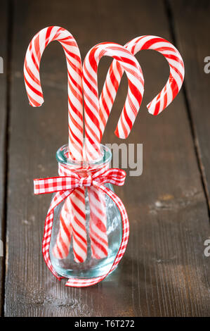 Natale candy canes Foto Stock