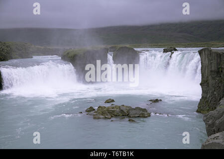 Cascate Godafoss Islanda Luglio 2009 Foto Stock