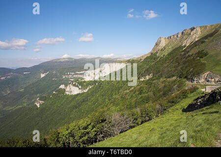 Vista da Col de la Bataille Vercors Parco Nazionale di Francia Foto Stock