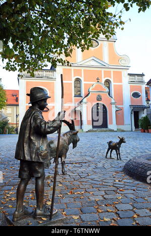 Luoghi di interesse turistico della città di Immenstadt Foto Stock