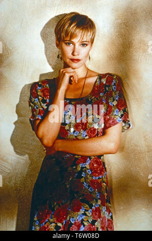 Josie Bissett, amerikanische Schauspielerin aus der Fernsehserie 'Melrose posto', USA ca. 1993. Actrice americano Josie Bissett da serie TV "elrose posto', USA ca. 1993. Foto Stock