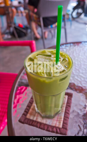 Tè verde Matcha, Kamala, isola di Phuket, Tailandia Foto Stock