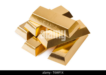 Lingotti d'oro Foto Stock
