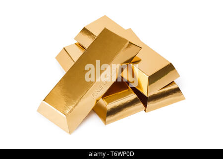 Lingotti d'oro Foto Stock