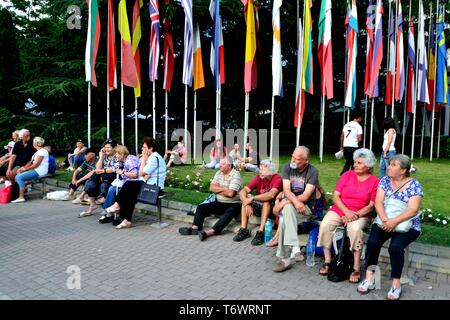 Festival di Rose in Kazanlak. Provincia di Stara Zagora.BULGARIA Foto Stock