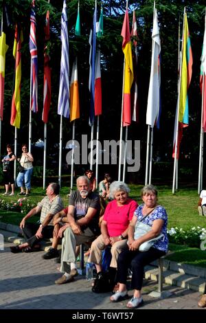 Festival di Rose in Kazanlak. Provincia di Stara Zagora.BULGARIA Foto Stock