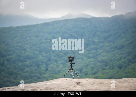 Bellissime vedute panoramiche a rought cresta nord Carolina si affacciano Foto Stock