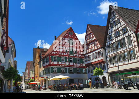 Riedlingen è una città in Germania con molti luoghi di interesse storico Foto Stock