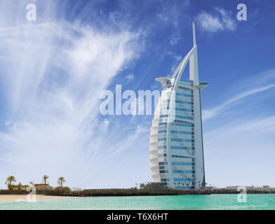 Burj al Arab Hotel in Dubai Foto Stock