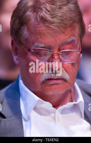 Muenster, Deutschland. 27 apr, 2019. Elmar BROK, CDU, MEP, Halle Muensterland in Muenster su 27.04.2019, | Utilizzo di credito in tutto il mondo: dpa/Alamy Live News Foto Stock