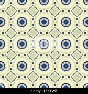 Abstract bisque, mandorle pelate e blu mezzanotte seamless pattern. può essere utilizzata per la carta da parati, poster, striscioni o texture design. Foto Stock