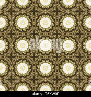 Abstract pastello floreale marrone, nero e colore beige pattern. perfetta cornice decorativa per banner, cartoline, poster o fasion creative design. Foto Stock