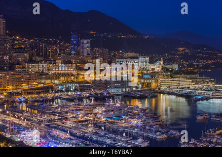 La città di Monaco Foto Stock