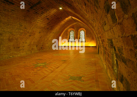 Abbazia di Fontfroide Narbonne, Francia Foto Stock