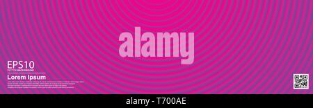 L'abstract colorati protone gradiente viola e rosa di plastica cerchio colore sfondo. Illustrazione Vettoriale