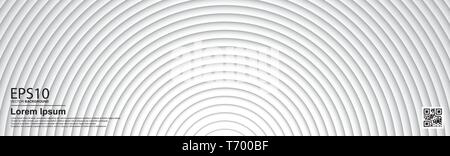 Il gradiente di astratta grigio cerchio colore sfondo. Illustrazione Vettoriale