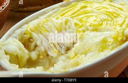 Irish Corned beef Colcannon Casseruola Foto Stock