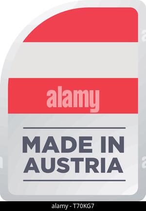 MADE IN AUSTRIA Illustrazione Vettoriale