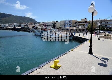 Porto,Hersonisssos, Creta, Grecia. Foto Stock