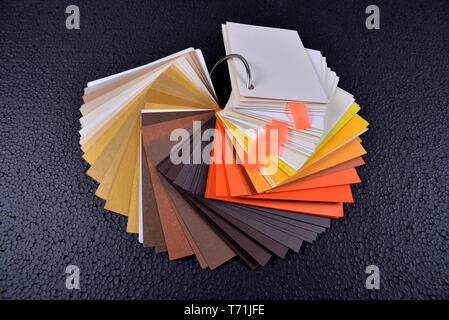 Carta schemi colore Foto Stock