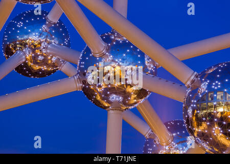 Atomium di Bruxelles Belgio Foto Stock
