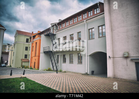 Vecchia città di Minsk Foto Stock