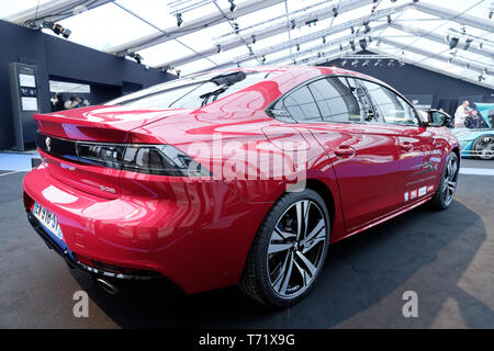 Peugeot 508, auto più bella dell'anno presso la 34th International Automobile Festival.Credit:Veronique Phitoussi/Alamy Stock Photo Foto Stock