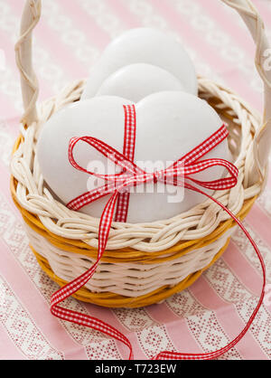 Gingerbread cookies a forma di cuore Foto Stock