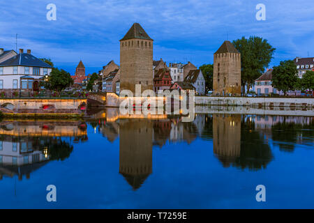 Città vecchia di Strasburgo - Alsace Francia Foto Stock