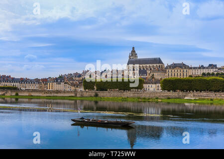 Il castello di Blois nella Valle della Loira - Francia Foto Stock