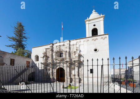 San Agustin chiesa Arequipa Perù Foto Stock