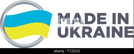 Fabbricato in Ucraina Illustrazione Vettoriale