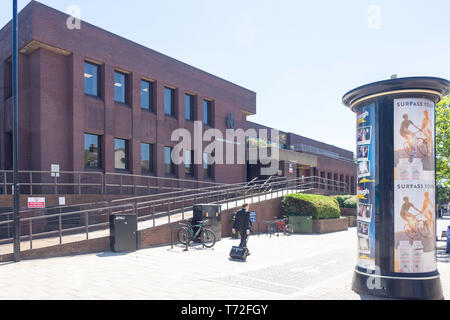 Peterborough Corte dei Magistrati, Bridge Street, Peterborough, CAMBRIDGESHIRE, England, Regno Unito Foto Stock