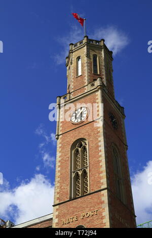 Antico ufficio postale in Amburgo Foto Stock