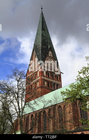 San Johannis chiesa di Lueneburg, Germania Foto Stock