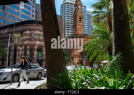 Dipartimento di terre la costruzione di un patrimonio storico stato governo edificio amministrativo a Sydney, Nuovo Galles del Sud, Australia Foto Stock