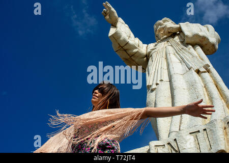 Cristo de la Misericordia Cristo della Misericordia in San Juan Del Sur Nicaragua america centrale Foto Stock