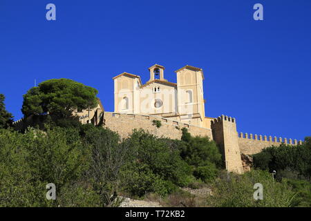 Santuari de Sant Salvador, Arta, Mallorca, Spagna Foto Stock