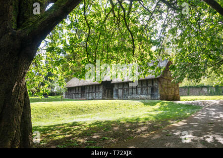 CARDIFF, Regno Unito - 27 aprile : Stryd Lydan granaio di St Fagans il Museo Nazionale di Storia a Cardiff il 27 aprile 2019 Foto Stock