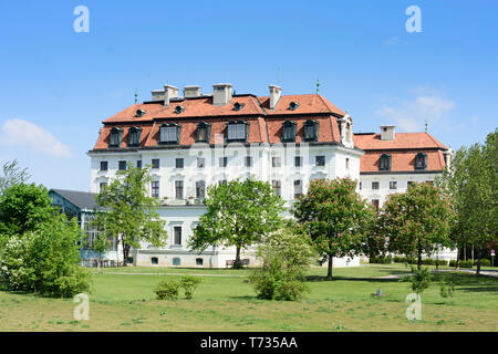 Schwechat: castello Schloss Altkettenhof, oggi Bezirksgericht (Tribunale) nel Wienerwald, Vienna Woods, Niederösterreich, Austria Inferiore, Austria Foto Stock