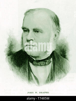 JOHN WILLIAM DRAPER (1811-1882) inglese-americano nato un scienziato d pioneer fotografo Foto Stock