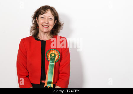 Jill Evans europarlamentare - Plaid Cymru membro del Parlamento europeo per il Galles Foto Stock