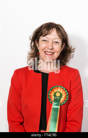 Jill Evans europarlamentare - Plaid Cymru membro del Parlamento europeo per il Galles Foto Stock