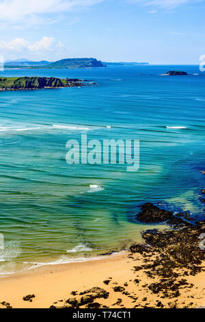 Cinque Dita Strand, Penisola di Inishowen; County Donegal, Irlanda Foto Stock