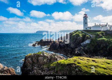 Fanad Faro; County Donegal, Irlanda Foto Stock