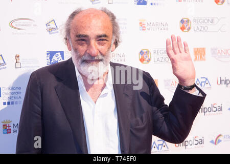 Roma, Italia. 03 Maggio, 2019. Alessandro Haber Red Carpet per la cerimonia di premiazione della IX edizione di "La pellicola d'Oro" Credito: Matteo Nardone/Pacific Press/Alamy Live News Foto Stock