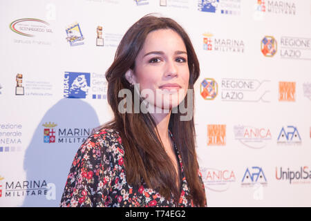 Roma, Italia. 03 Maggio, 2019. Annalisa Arena Red Carpet per la cerimonia di premiazione della IX edizione di "La pellicola d'Oro" Credito: Matteo Nardone/Pacific Press/Alamy Live News Foto Stock